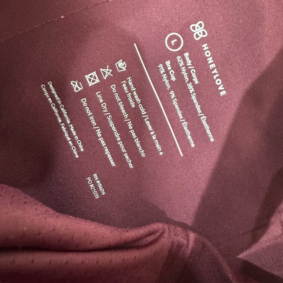 HoneyLove Boldness Tank Shapewear Plus Sculpt Fig Purple Size L - Picture 6 of 6